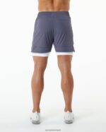 Clothing IE Alphalete Men Infinity Speed Short 5.5" Muted Purple 2L4400704 - Image 3