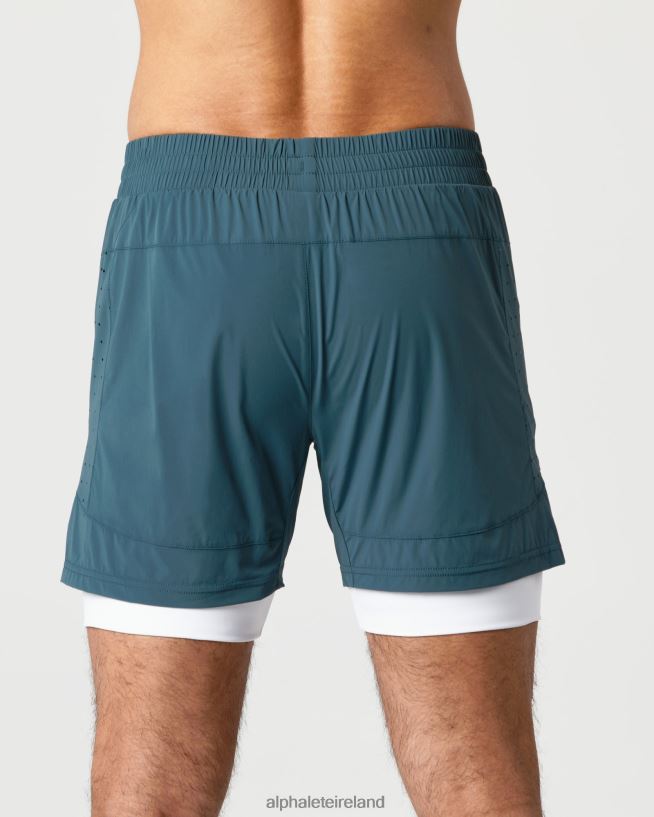 Clothing IE Alphalete Men Infinity Speed Short 5.5" Ocean Blue 2L4400689 - Image 4