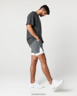 Clothing IE Alphalete Men Infinity Speed Short 5.5" Smoke Grey 2L4400690 - Image 2