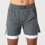 Clothing IE Alphalete Men Infinity Speed Short 5.5" Smoke Grey 2L4400690