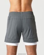 Clothing IE Alphalete Men Infinity Speed Short 5.5" Smoke Grey 2L4400690 - Image 4