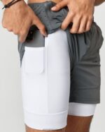 Clothing IE Alphalete Men Infinity Speed Short 5.5" Smoke Grey 2L4400690 - Image 5