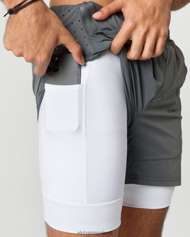 Clothing IE Alphalete Men Infinity Speed Short 5.5" Smoke Grey 2L4400690 - Image 5