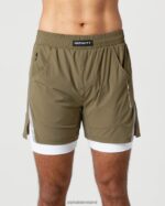 Clothing IE Alphalete Men Infinity Speed Short 5.5" Willow Green 2L4400688