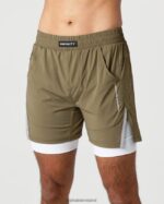 Clothing IE Alphalete Men Infinity Speed Short 5.5" Willow Green 2L4400688 - Image 3
