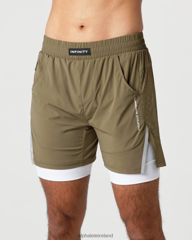 Clothing IE Alphalete Men Infinity Speed Short 5.5" Willow Green 2L4400688 - Image 3