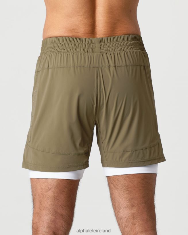 Clothing IE Alphalete Men Infinity Speed Short 5.5" Willow Green 2L4400688 - Image 4