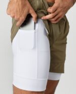 Clothing IE Alphalete Men Infinity Speed Short 5.5" Willow Green 2L4400688 - Image 5