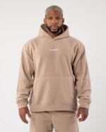 Clothing IE Alphalete Men King Hoodie Linen Brown 2L4400617