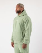 Clothing IE Alphalete Men King Hoodie Sage Green 2L4400618 - Image 3