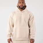 Clothing IE Alphalete Men King Hoodie Vanilla Brown 2L4400616