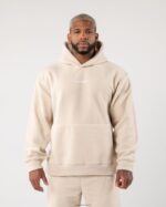 Clothing IE Alphalete Men King Hoodie Vanilla Brown 2L4400616