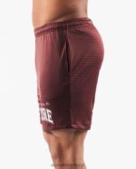 Clothing IE Alphalete Men LDB More Mesh Short 6" Burgundy Red 2L4400669 - Image 3