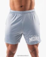 Clothing IE Alphalete Men LDB More Mesh Short 6" Fog Blue 2L4400667