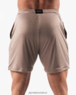 Clothing IE Alphalete Men LDB More Mesh Short 6" Mocha Brown 2L4400666 - Image 4