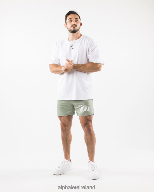 Clothing IE Alphalete Men LDB More Mesh Short 6" Sage Green 2L4400664 - Image 2