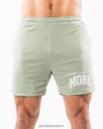 Clothing IE Alphalete Men LDB More Mesh Short 6" Sage Green 2L4400664