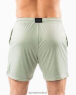 Clothing IE Alphalete Men LDB More Mesh Short 6" Sage Green 2L4400664 - Image 4