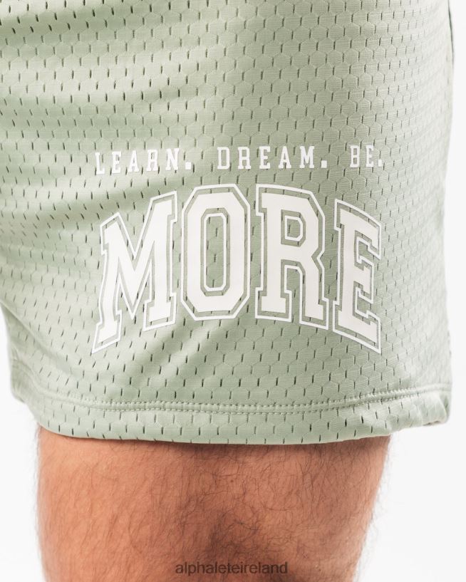 Clothing IE Alphalete Men LDB More Mesh Short 6" Sage Green 2L4400664 - Image 6