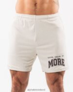Clothing IE Alphalete Men LDB More Mesh Short 6" Sea Shell Brown 2L4400663