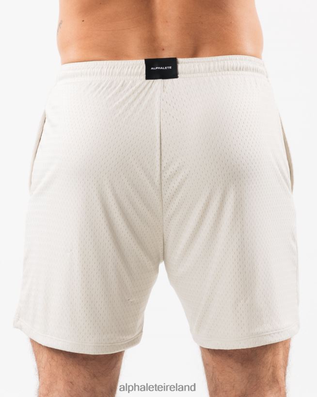 Clothing IE Alphalete Men LDB More Mesh Short 6" Sea Shell Brown 2L4400663 - Image 4