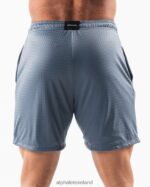 Clothing IE Alphalete Men LDB More Mesh Short 6" Whale Blue 2L4400668 - Image 4