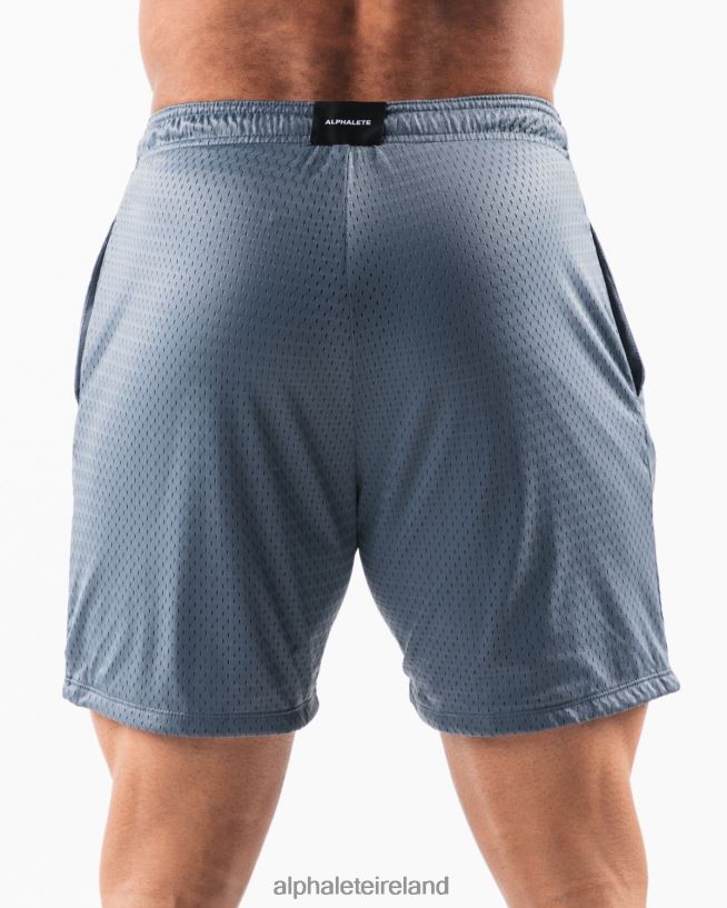 Clothing IE Alphalete Men LDB More Mesh Short 6" Whale Blue 2L4400668 - Image 4