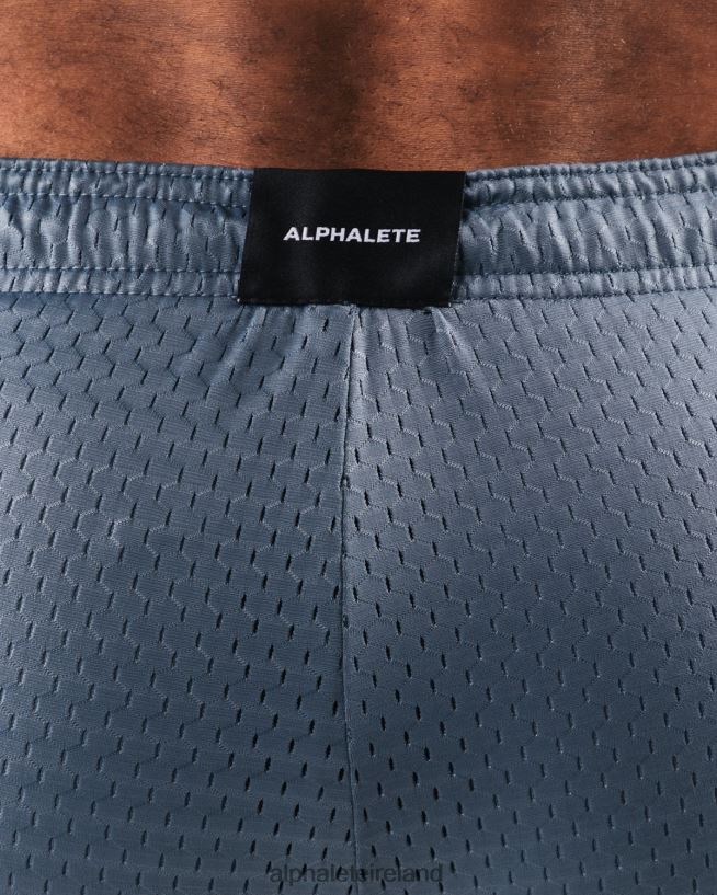 Clothing IE Alphalete Men LDB More Mesh Short 6" Whale Blue 2L4400668 - Image 5