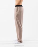 Clothing IE Alphalete Men Lounge Pant Mocha Brown 2L4400712 - Image 3