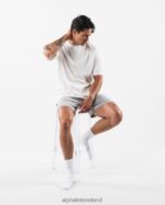 Clothing IE Alphalete Men Lounge Short Heather Grey 2L4400655 - Image 2