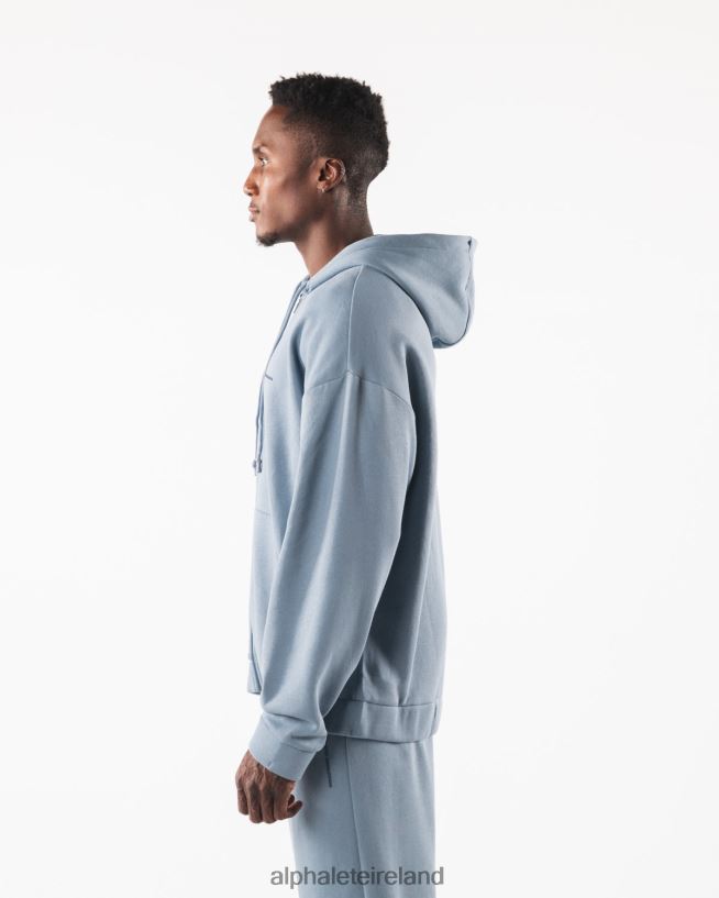 Clothing IE Alphalete Men Origin Full-Zip Jacket Iceberg Blue 2L4400612 - Image 3