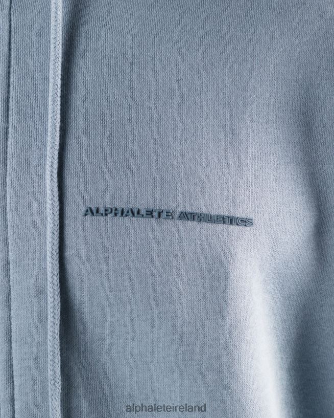 Clothing IE Alphalete Men Origin Full-Zip Jacket Iceberg Blue 2L4400612 - Image 5