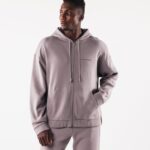 Clothing IE Alphalete Men Origin Full-Zip Jacket Rose Water Pink 2L4400611
