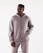 Clothing IE Alphalete Men Origin Full-Zip Jacket Rose Water Pink 2L4400611