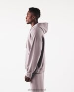 Clothing IE Alphalete Men Origin Full-Zip Jacket Rose Water Pink 2L4400611 - Image 3