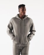 Clothing IE Alphalete Men Origin Full-Zip Jacket Sterling Grey 2L4400614