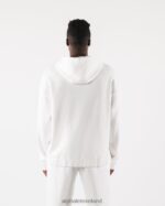 Clothing IE Alphalete Men Origin Full-Zip Jacket White 2L4400608 - Image 4