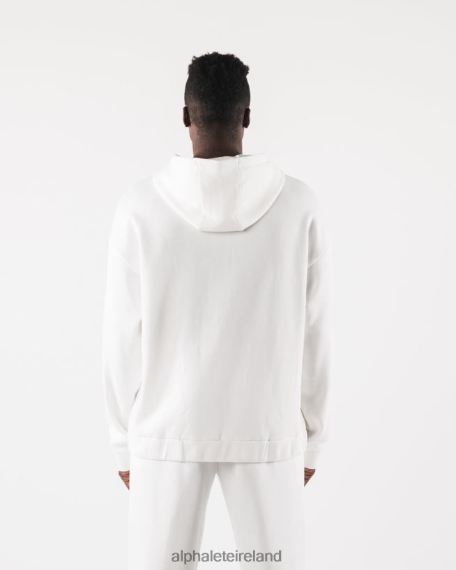 Clothing IE Alphalete Men Origin Full-Zip Jacket White 2L4400608 - Image 4