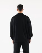 Clothing IE Alphalete Men Origin Mock Neck LS Black 2L4400753 - Image 4