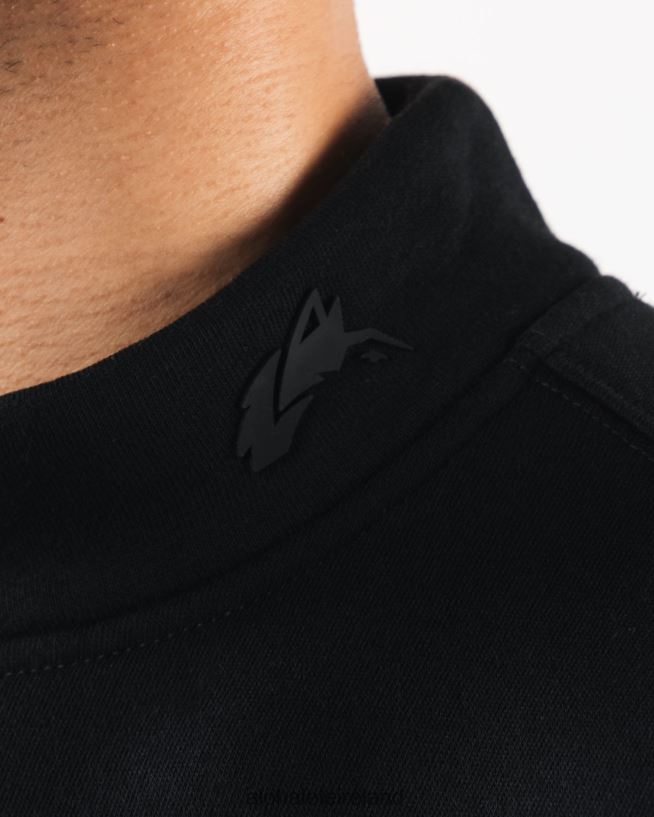 Clothing IE Alphalete Men Origin Mock Neck LS Black 2L4400753 - Image 5