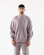 Clothing IE Alphalete Men Origin Mock Neck LS Rose Water Pink 2L4400751