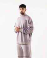 Clothing IE Alphalete Men Origin Mock Neck LS Rose Water Pink 2L4400751 - Image 3