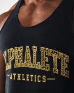 Clothing IE Alphalete Men Paisley Print Raw Cut Tank Black 2L4400582 - Image 5
