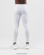 Clothing IE Alphalete Men Reform Compression Legging White 2L4400746 - Image 3