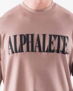 Clothing IE Alphalete Men Republic Tee Antler Brown 2L4400504 - Image 5