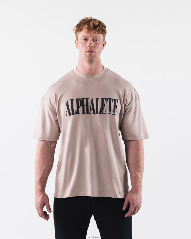 clothing_ie_alphalete_men_republic_tee_atmosphere_brown_2l4400503.jpg Clothing IE Alphalete Men Republic Tee Atmosphere Brown 2L4400503 - Image 1
