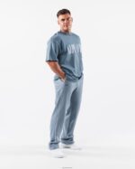 Clothing IE Alphalete Men Republic Tee Azul Blue 2L4400498 - Image 2