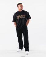 Clothing IE Alphalete Men Republic Tee Black 2L4400506 - Image 2