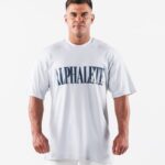 Clothing IE Alphalete Men Republic Tee Halogen Blue 2L4400495