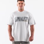 Clothing IE Alphalete Men Republic Tee Serena Grey 2L4400491